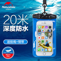 6 inch large screen mobile phone waterproof bag diving cover Arm with halter neck underwater photo touch screen swimming hot spring bag waterproof cover