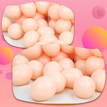 Simulation Plastic Egg Toy DIY Hand-painted Teaching Aids Toy Kindergarten Painting Color Painted Fake Eggs Early Gift