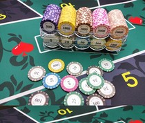 Play mahjong money code Chips Coin Card Chess room Entertainment Mahjong Hall Entertainment Circle Sign Suit Thickened double face