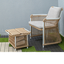 Rattan chair recliner outdoor balcony home leisure comfort adults nap Net red sleeping chair lazy sofa sofa getaway chair