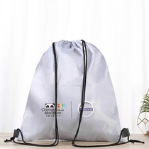 Competition bag custom-made marathon drawstring bag Oxford cloth bag duffel bag material sub-custom micro horse finish backpack