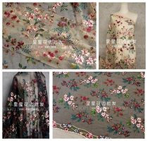 Boutique good quality mesh embroidery Lace embroidery fabric DIY dress Cheongsam decorative sewing materials accessories