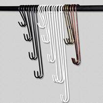 Clothing store S hook adhesive hook Wall Wall Wall clothes iron S-shaped adhesive hook retro extended hanger hook