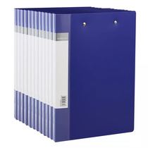 Able (deli) 5364 blue single loading material finishing containing clip A4 double powerful clip folder