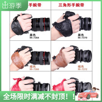 Korea Martian original belt balanced stent leather SLR camera photography anti - removal wrist belt M-7366 hot selling