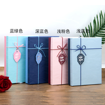 Fashion Minima Bow Tie Gift Box Rectangular Cosmetic Clothing Packaging Boxes Birthday Gift Boxes Custom