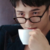 Handmade celluloid glasses frame Tai Bai Lo Japanese personality retro male box plate with myopia glasses eyes female