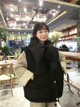 Special BORAKOO South Korea East Mendong self-retention oversized candy bow hooded cotton vest