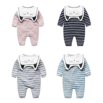 Mommy Kiss Bei Lele Female Baby Conjoined Clothes Autumn Summer Clothing Outsuit Mens Baby Cotton Clothes Winter Newborns