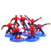 Hero Expedition Spider-Man hand cake doll Avengers countertop ornaments model hero toy modeling