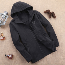 Mens coat 2019 Autumn Winter New Business casual jacket hooded mens casual plus size shirt