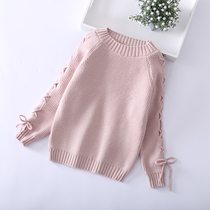 2021 new girls Autumn Sweater foreign girl knitwear big children 12-15 year old girl 9