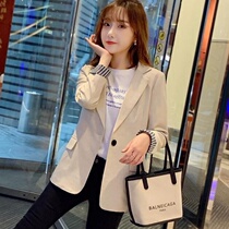 Small blazer women 2021 net red new spring and autumn Korean version of slim casual autumn suit jacket slim autumn