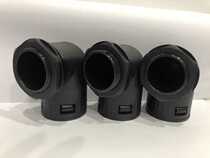 Nylon bellows 90 elbow right angle joint plastic bellows 90 degree elbow corrugated hose fixed elbow