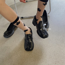 LET ME SEE 2021 points toes Japanese transparent flowers Crystal stockings thin net red glass stockings tide