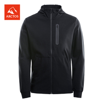 Star outdoor men hooded windproof warm sports function autumn windproof cardigan sweater AGKC21375