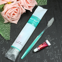 Hotel disposable toiletries hotel toothbrush toothpaste set hotel Inn hihi soft hair teeth two in one