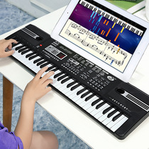 Childrens electronic keyboard puzzle multi-functional playable boy girl beginner 61-key piano musician toy