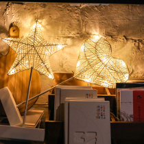 LED colored lights Flashing lights String lights starry romantic room decoration decoration love star lampstand lights rattan lamp ball