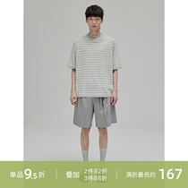 NANS UPW Long - fluff cotton blend wet and dry thin and thin classic striped knitting contours TEE