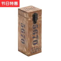 Decorative industrial style wooden vintage red wine box decoration bar wine cellar retro decoration Champagne t barrel ornaments