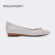 Rockport Music Pace Spring Summer New Products Business Casual Shoes Fashion Hollowed-out Low Heel Ballet Women Shoes CI0731