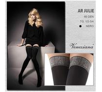 Polish Veneziana AR Julie Zebra Dumb Light 60D Autumn Winter Untransparent Narrow Border Sliding Stockings