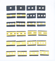 Imported Japanese metal wire badge Japanese badge Indian silk hand embroidered badge Japanese collar badge