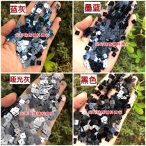 6*6mm square middle hole sequins Square sequins Square sequins DIY material Bead jewelry accessories