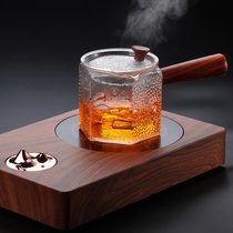 Heat-resistant glass tea maker side to make teapot home filter electric pottery stove steamed teapot black tea Puer kung fu tea set