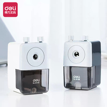 Deli Stationery 0616B xue bi ji pencil sharpener primary manually hand Multifunctional Art bao bi ji pencil sharpener pencil sharpener pencil sharpener can pointed the pencil for children learning stationery