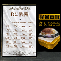 Barber Shop Price List Beauty Salon Price List Design Production Print Hanging Wall Advertising Custom Stickers Upscale Manual Price List This Hair Salon Creative Swing Table Display Cards Stickers Wall Booking