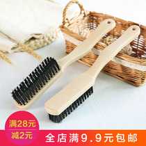 Long handle imitation wood shoes cleaning brush soft wool shoe brush household washing brush washing clothes board brush shoe brush