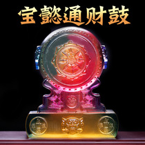 2022 Jae-in Tigers Year of the Tiger Yi Yi Tongcai Drum Glazed Swing Piece Home Living Room Office of the Fortune And Mascot