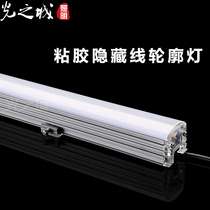  LED line light Wall washer Digital tube Guardrail tube Horse racing external control monochrome colorful contour advertising Outdoor waterproof