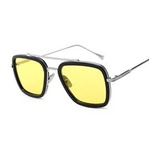 Fashion Tony Stark Style glasses for Men Sun Glasses