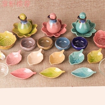 Essential oil bowl Beauty plate Massage cream small plate Essential oil plate Beauty salon small plate material plate Ceramic