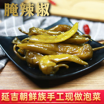 Northeast North Korean food Korean kimchi Authentic pickled pepper Northeast sour pickled pepper Yanbian Korean Pickles