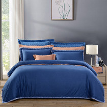 Fuana home textile Saint flower Xinjiang cotton sheets four-piece set quilt cover 1 8m cotton cotton 60 simple bed