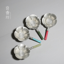 Rock Wool Workshop Tin Made Petal Tea Leak Handle Tea Filter Utilita Tea Duct Accessories