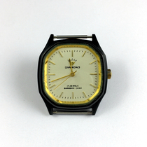 Shanghai Watch four mill produces diamond brand manual mechanical watch in star anise blackened shell huang mian diameter 34mm sent strap