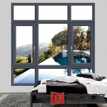 Paulinok broken bridge aluminum partition window Sun room sealed balcony terrace hollow tempered glass sealed window