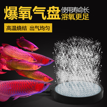 Fish tank increase oxygen plate oxygen explosion oxygen decoration beautiful high temperature sintered gas plate gas cake bread bubble stone