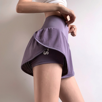 Fitness Girl Alphabet anti-walking light Outer wear Loose Sports Shorts High Waist Speed Dry Running Training Yoga Pants Summer