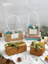 Gift Box Gift Box Gift Box Bride Box Married Bamboo Basket Gift Box Packaging Box