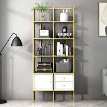 Nordic bookcase bookshelf modern minimalist floor shelf study simple home office storage light luxury locker