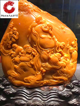 Laotian Stone Northern Fields Yellowstone Pendulum of Old Sex Crystalline All Yellow Fields Yellow Frozen Seal Fu Full Earthly Stone Sculpture Collection