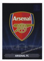 PANINI PANINI 2013-2014 CHAMPIONS LEAGUE STAR CARD logo ARSENAL 004 #