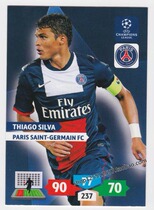 Panini 2013-2014 Champions League star Thiago Silva Paris 227 #