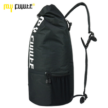Single and double shoulder bag Mens large capacity sports fitness backpack Basketball football training bag Outdoor camouflage canvas bucket bag